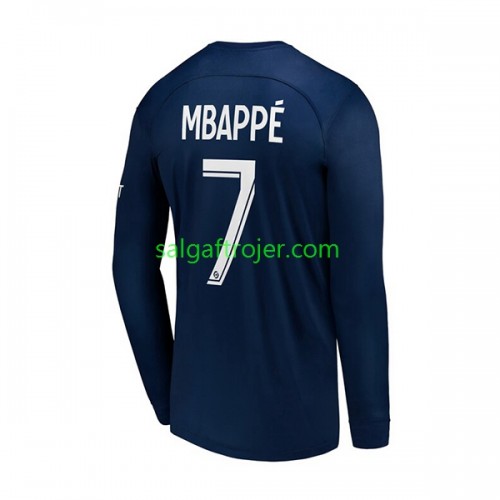 Paris Saint-Germain PSG Mbappé 7 Fodboldtrøjer Hjemmebanesæt 2022/23 Langærmet Paris Saint-Germain PSG Mbappé 7 Fodboldtrøjer Hjemmebanesæt 2022/23 Langærmet